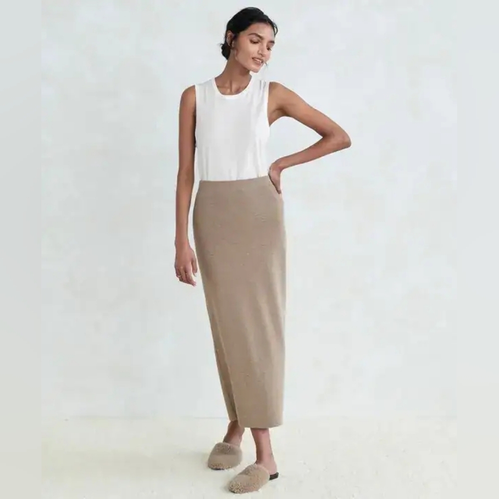 Jenni Kayne Ludlow Pencil Skirt Taupe‎